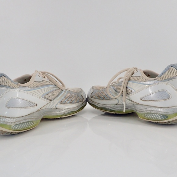 Skechers Shape Ups Toners Women's White Blue Silver Toning Athletic Shoes Sz 7 - Picture 8 of 12